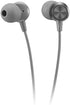 Lenovo - 110 Analog in-Ear Headphones - in-Line Microphone - 3.5mm Connectivity - Play & Pause Button - 3 Sizes of Ear Tips Included,Grey...