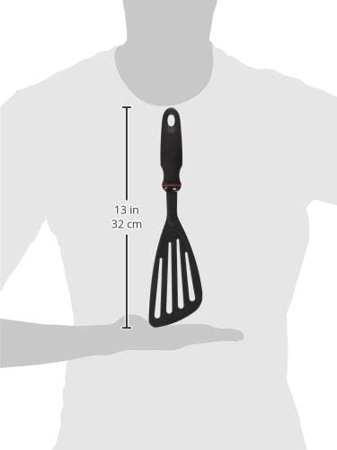 Norpro Grip-EZ Long Spatula, One Size, Black...