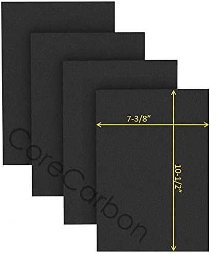 4-Pack HRF-A100 Exact Fitment Pre-Filter Designed to Fit Honeywell Insight Air Purifier Models HPA5100, HPA5100W, HPA5100B...
