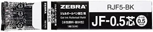 Zebra SARASA 0.5mm Black Ink 10 Refills (RJF5-BK), High Speed Dry Ink Technology with Original Sticky Notes...