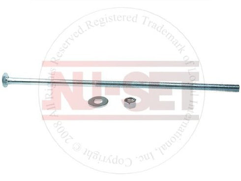 NU-Set Lock | 3/8" by 14" Steel Carriage Bolt | Zinc Plated Carriage Bolt for Corrosion Resistance | Home Improvement & Door Hardware...