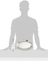 Winco OPL-12 Stainless Steel Oval Platter, 12-Inch by 8.63-Inch...