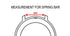 Alpine 6 pcs Stainless Steel Spring Bars with Spring Bar Removing Tool - Sizes 22mm...
