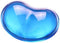 Silicone Mouse Wrist Rest Heart-Shaped Mouse Pad Cool Hand Cushion Relieve Pain Wrist Support for Computer, Laptop (Blue)...