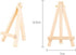 10 Pack Mini Wood Display Easel, Tabletop Display Stand Artist Easel, Natural Wooden Tripod for Displaying Picthres, Photos, Cards (4.9")...