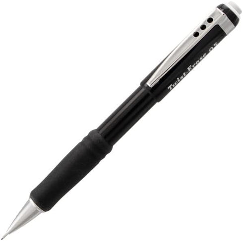 Pentel Twist Erase III Premium Mechanical Pencil 0.5mm 4 pack Assorted Barrels (1 each Black, Blue, Green, Violet)...