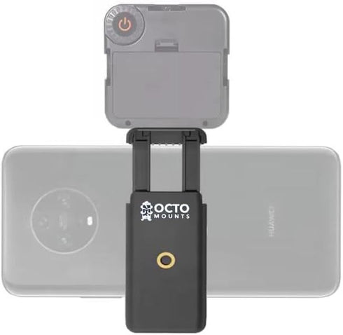 OCTO MOUNTS - 2 Pack Universal Smartphone Holder Set for Mounting Any Phone. Has Camera Screw (1/4-Inch 20), Easily Connect Your Cell Phone to GoP...