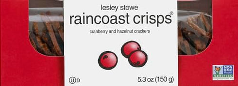 Lesley Stowe Crisps Hazelnut, Cranberry, 5.3 Ounce (Pack of 1)...