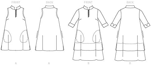 Vogue Patterns V1750ZZ Misses Dress, ZZ (L-XL-XXL), White...