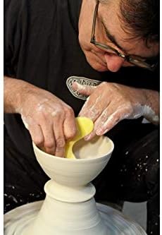 Mudtools Polymer Bowl Rib Blue Small Firm - Ceramics, Pottery, Clay - PB-S-B...
