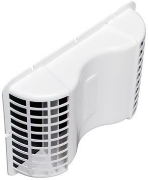 Deflect-O Undereave Vent 2-1/4 " H X 7 " W X 10-1/8 " L, 4-13/16 " White