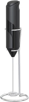 Powerful Milk Frother Handheld Foam Maker (with Stainless Steel Stand) for coffee, Latte - Whisk Drink Mixer for Cappuccino, Mini Foamer for Cappu...