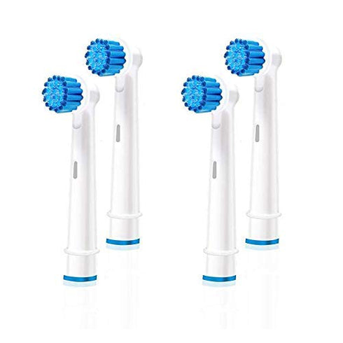 Sensitive Toothbrush Heads Compatible with Braun Oral-B Electric Toothbrush - 4 Pack...