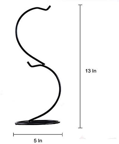 Archi 3 Pack Creative Hanging Plant Glass Stand Flower Holder for Landscape Garden Decor (S Shape Stand)...