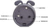 3" Cartoon Animal Alarm Clock Silicon Analog Silent Non Ticking Backlight Desk Clock...