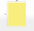 LUXPaper 8.5" x 11" Paper | Letter Size | Pastel Canary Yellow | 60lb. Text | 50 Qty...
