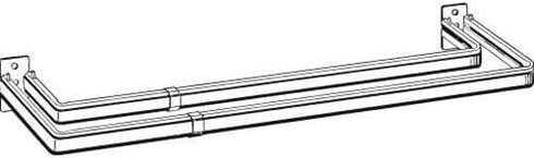 Kirsch 6223 Double Curtain Rods 28" - 48"...