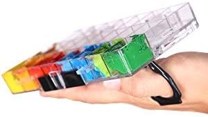 Transon Paint Storage Palette Box 24 Wells Airtight Stay Wet for Watercolor, Gouache, Acrylic and Oil Paint...