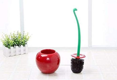 dirk Toilet Brush New Creative Lovely Cherry Shape Lavatory Toilet Brush…...