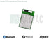 MDBT50-512K Nordic nRF52833 Module (18 GPIO) Chip Antenna Bluetooth Zigbee Thread Module BT5.2 FCC IC CE MIC Telec KC SRRC RCM NCC...