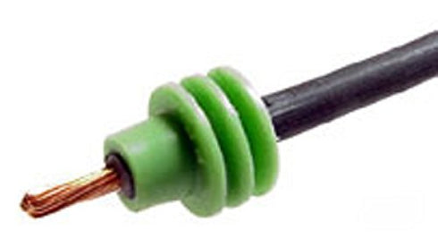 Muzzys (Set of Two) 12-14-16-18 AWG Gauge 2 Pin Position Terminal Weather Pack WeatherPack Connector Male Female Set Weather Proof Guage Gage Wire...