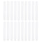 25pcs Depressors Stir Sticks Reusable Applicator Sticks Stirring Stick Tool for Laboratory White Plastic Scraper...