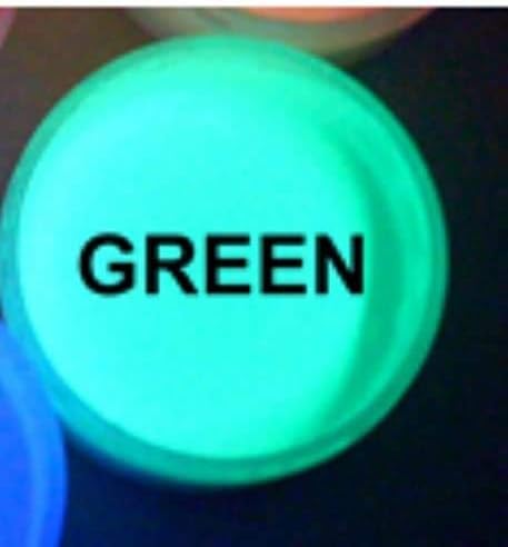 SIX Color UV Reactive Fluorescent Invisible Neutral Acrylic Paint Set- 1/2oz pots...
