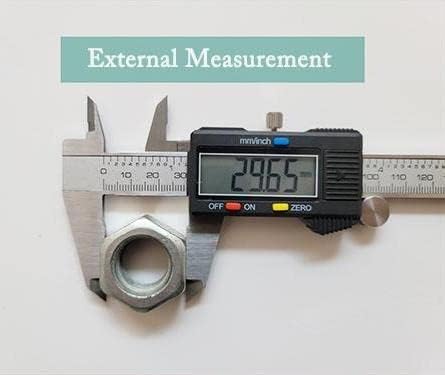 Digital Caliper,Electronic Digital Calipers, YKLSXKC 0-6" Calipers Measuring Tool, Stainless Steel Construction with Large LCD Screen, Auto-Off Fe...
