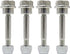 YOIASUGH 588077501 532188243 Shear Pin Bolts and Nuts Fits Husqvarna AYP Sears 179828, 187494, 188243, 192090, 532179828, 532187494, 532192090 Sno...