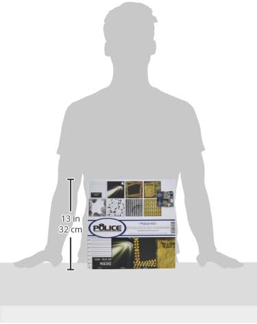 Reminisce POL-200 Police Scrapbook Collection Kit, Black, 12x12 inches...