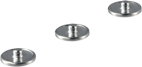 diyhub 100Pcs Hemmed Round Snap Button,18mm Base Trays Blank Press Button for DIY Jewelry Making...