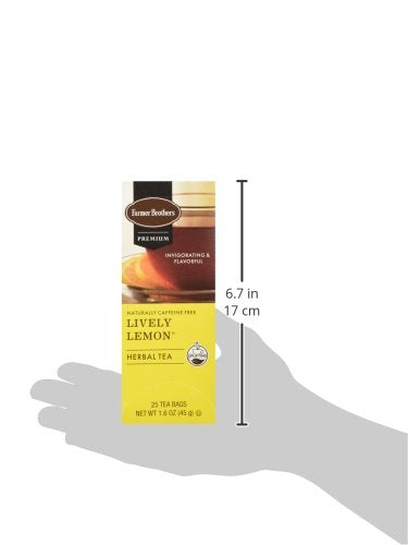 Farmer Brothers Lively Lemon Herbal Tea- Caffeine Free, 25 bags...