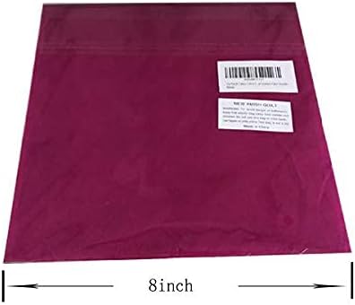 50pcs 8 x 8 inches Multicolor Cotton Fabric Bundle Squares for Quilting Sewing, Precut Fabric Squares for Craft Patchwork...