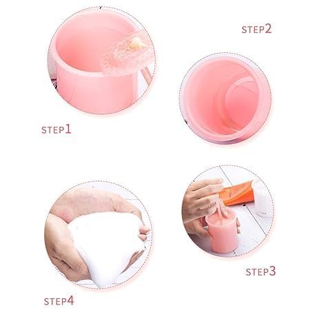 White Foam Cup Whip Bubble Maker Home Travel Face Washing Facial Cleanser Foaming Cup Skin Care Foam Maker Portable Cleanser Foam Maker Facial Cle...