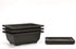C CRYSTAL LEMON 3 Pack, Bonsai Pots, Bonsai Tree Pots with Trays - Built in Mesh, Six Inch Large Planters Durable Shatter Proof Poly-Resin...