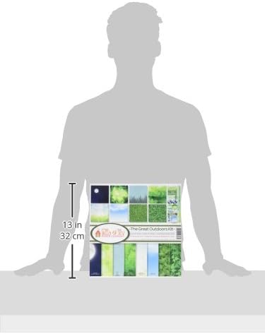 Reminisce EAV-797 The Great Outdoors Scrapbook Collection Kit, 12 x 12 Inch...