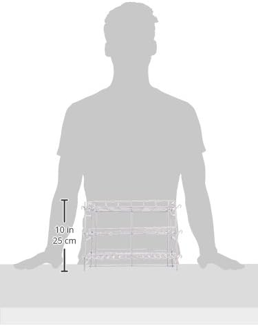 Atlantic Gravity-Fed Compact Single Canrack - Kitchen Organizer, Durable Steel Construction, Size Fits Most Pantries, PN1002 in White...