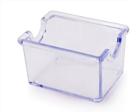 New Star Foodservice 22674 Plastic Sugar Packet Holder, Clear, Set of 24...