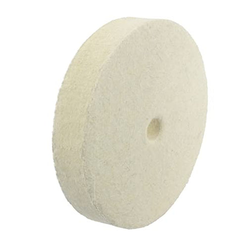 ?????????????? 8''x1'' Wool Buffing Wheel, 5/8 Inch Arbor Hole Jewelry Polishing Wheel for Bench Grinder/Die Grinder...