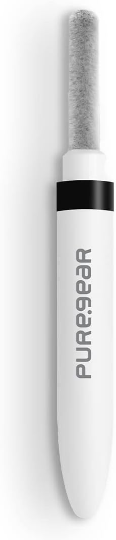 PureGear Device Cleaning Pen for Airpods 1 2 3 Multi-Function Cleaning Kit with Soft Brush for Bluetooth Earphones Case, Mobile Phones, Cameras, K...