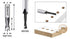 Amana Tool - 201052 Carbide Tipped Brad Pt. Boring Bit R/H 5.2mm Dia x 57mm Long x 10mm...