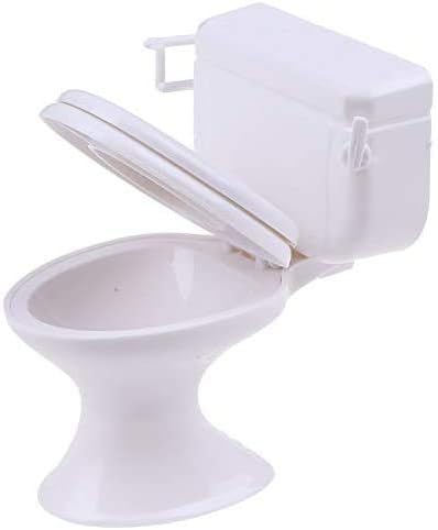 Toilet Cake Toppers | Toilet Cake Decor for Celebrating a Bachelorette Party Cake Decoration (White)...