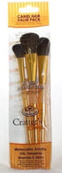 Brush Set Camel 3/Pkg-Mop...