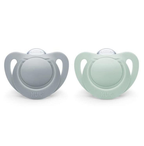 NUK | Orthodontic Pacifiers | Pink-Powder Pink | 6-18 Months | Best Pacifier for Breastfed Babies | BPA Free | Shaped to Soothe Just Like Mom | 2-...