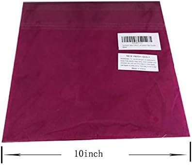 50pcs 10 x 10 inch Multicolor Cotton Fabric Bundle Squares for Quilting Sewing, Precut Fabric Squares for Craft Patchwork...