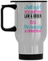 Travel Coffee Mug Just a girl who watches law and order svu she basically a detective Water Coffee Cup Stainless Steel Tea Cup 14 Ounce...