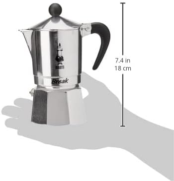 Bialetti, 06774, Moka Cafe 3 cup, Stove Top Espresso Maker, Black...