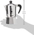 Bialetti, 06774, Moka Cafe 3 cup, Stove Top Espresso Maker, Black...