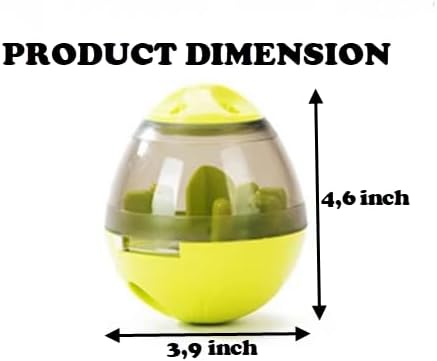 Dog Treat Ball, Dog Slow Feeder Ball, Dog Toy, Interactive Dog Ball, Dog Treat Ball Dispensing Toy, Having Fun for Dogs,Increasing IQ Interactive,...