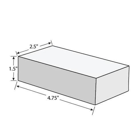 Hospeco X24 Sponge, Melamine Cleaning Eraser, White (Pack of 24)...